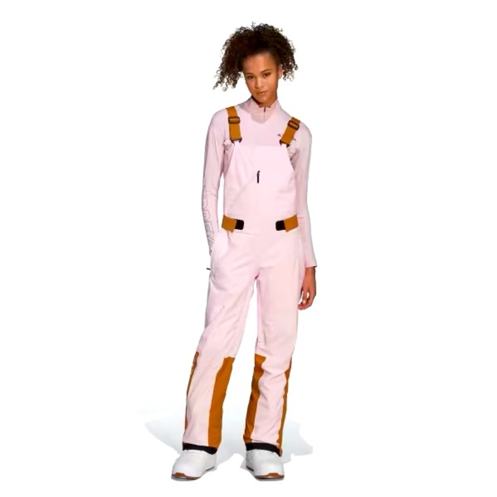 New Adidas Resort 2 Layer Primaloft Snow Bib Sz XS MSRP $200 GT2824 Pink